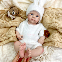 Poupées Bébé en Silicone Entier de 20 Pouces en Gros, Modèle Fille Bettie à Bouche Ouverte, Conception Personnalisée, Poupées Reborn Réalistes pour Collection Commémorative