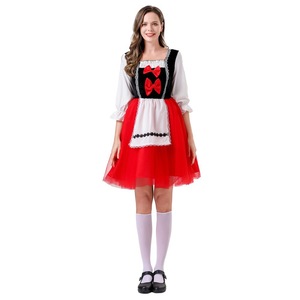 Adult Women's <b>Little</b> <b>Red</b> Riding Hood Costume Skirt And Cape Set Cosplay Dress For Stage Role Play - Product Image 5