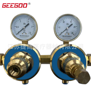 Régulateur de pression de dioxyde de carbone à deux étages YQJ-11 en laiton pour gaz argon, double manomètre - Product Image 4