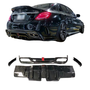 Difusor de Parachoques Trasero de Fibra de Carbono Estilo IMP para Mercedes-Benz W205 C63, Pieza de Repuesto para Automóvil - Product Image 1