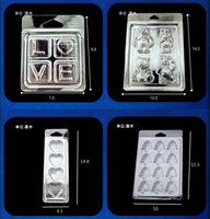 Spot bougie blister 6 grille 8 grille aromathérapie bloc de cire huile essentielle boîte en plastique transparent cire fondre emballage coquille