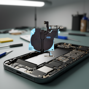 Antena NFC y Cable Flexible de Carga Inalámbrica con Botón de Encendido y Volumen para iPhone 14 Pro - Product Image 3