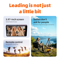 Écran Moniteur Vlog Selfie Magnétique IPS de 3,97 Pouces avec Batterie 1500 mAh, Haut-parleur en Option, Connexion Sans Fil, Compatible Caméra Arrière