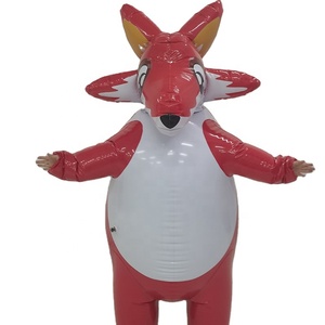 OEM ODM ha personalizzato la tuta di plastica gonfiabile del Costume di volpe di pubblicità gonfiabile animale per la fiera di affari - Product Image 1