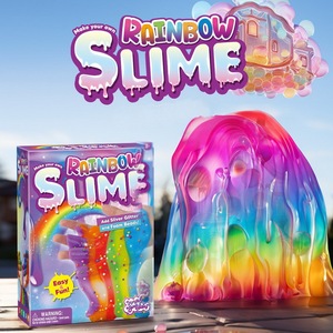 Nouveau jouet de puzzle pour étudiants, expérience scientifique, <span class=keywords><strong>slime</strong></span> arc-en-ciel à faire soi-même - Product Image 2