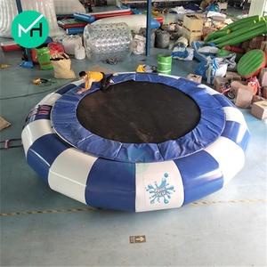 Sports nautiques en plein air de Haute qualité 5m de diamètre <span class=keywords><strong>Gonflable</strong></span> trampoline d'<span class=keywords><strong>eau</strong></span> avec <span class=keywords><strong>structure</strong></span> en métal et ressort à vendre - Product Image 4