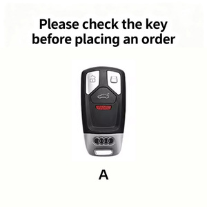 Capa de Chave de Carro Kunasi Personalizada Preço de Atacado Estrutura de Metal em Liga de Zinco Resistente a Arranhões I20/A4 Quattro 2010-2021 - Product Image 2