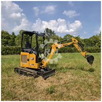 Excavatrice hydraulique compacte d'occasion CAT 301.7CR de 1,9 tonne pour installation de services publics – Demande de devis – Comparez CAT301.5, CAT302CR, CAT303CR