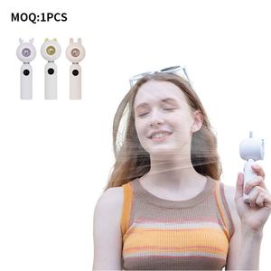 New Arrival Lead the Industry China Wholesale Cute Handheld <b>Mini</b> Cooler Fan for Makeup Outdoor - Product Image 3