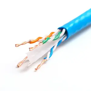 OEM LOGO 305m kutu UTP FTP SFTP kedi 5E 6A 6 kablo Cat5E Cat6A Cat6 Lan ağ Ethernet kablosu