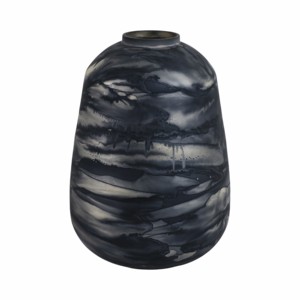 Vaso rotondo in vetro decorativo per fiori, centrotavola moderno per l'arredamento della casa - Product Image 3