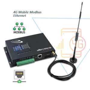 Connected to humidity sensor gsm electric meter with digital output Pulse Counter Modbus 4G Network Data Logger