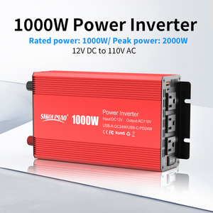 修正正弦波インバーター<span class=keywords><strong>1000W</strong></span> DC-ACポータブル電源コンバーター RV/家庭/屋外旅行/車載インバーター - Product Image 4