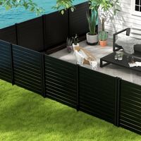Panel de Cerca Decorativa de Aluminio para Patio Delantero, Recubrimiento en Polvo, Resistente a la Oxidación, para Jardín y Hogar, Tamaño y Color Personalizados, Venta al Por Mayor