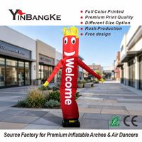 Vente en gros Sky Dancer LED géant gonflable agitant les bras pour événements de grand ouverture et promotions de bienvenue en magasin