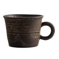 Tasse en porcelaine en forme d'extraterrestre, style rétro, transformée au four, respectueuse de l'environnement, compatible micro-ondes, créative, pour maison d'hôtes