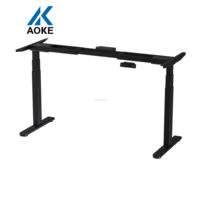 Cadre sur pied réglable à double moteur électrique Sit Stand Desk lifting office desk furniture electric table frame