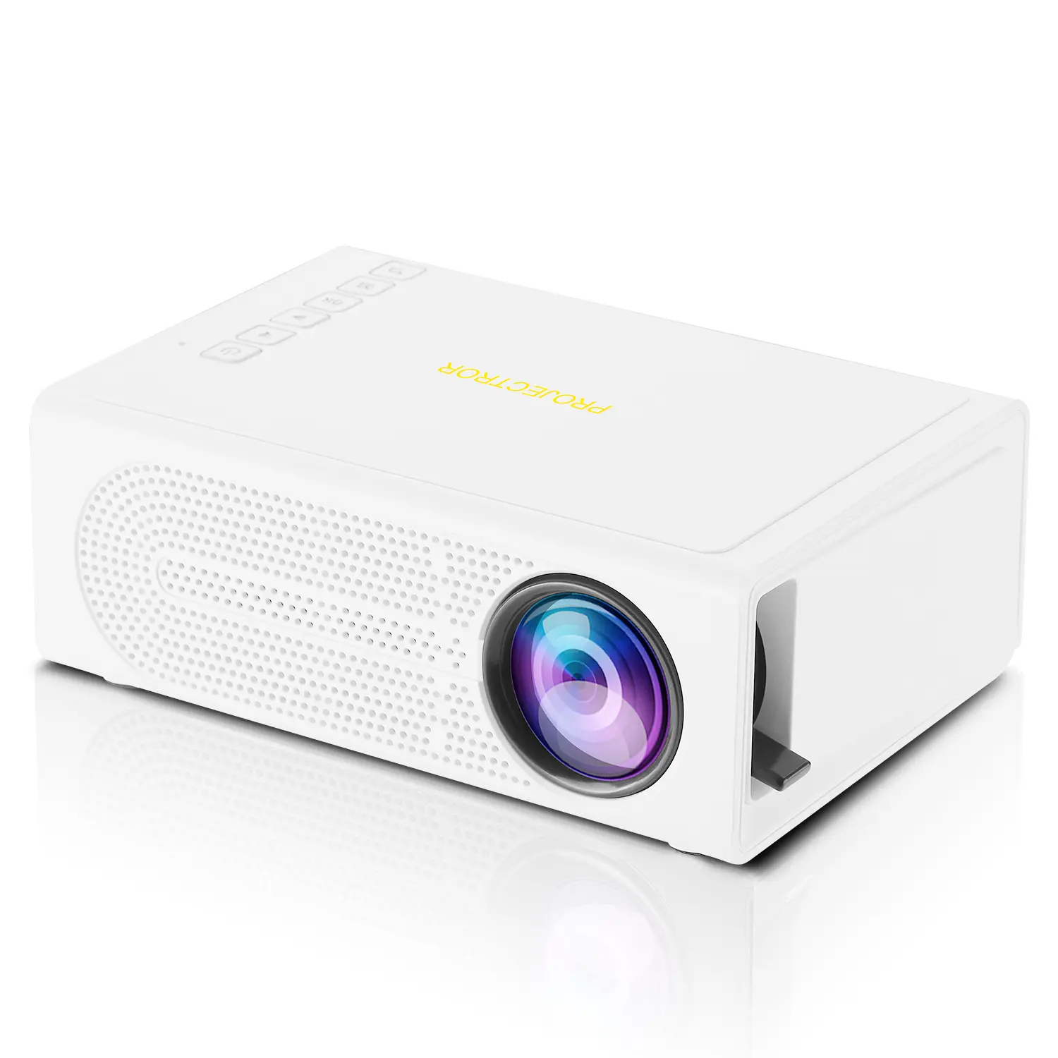 120 Lumens Hologram 3d 4k Led Video 1080p Android Os Office Projector With Ir Remote Control
