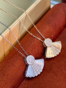จี้เพชร Xinfly สร้อยคอเพชรแท้ ทองคำแท้ 18K  แบบปรับแต่งได้ - Product Image 1