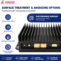 Boîtier d'ordinateur à ailettes personnalisé pour mini-PC industriel Intel Core i7 et matériel IA embarqué