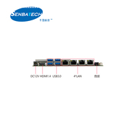 ITX-VL82 I5-8257U 4 Lan DDR4 4K Display M.2 SATA3.0 PS2 SIM 12V Embedded Machine Vision Carte Mère