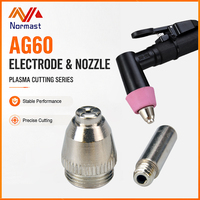Consommables pour torche plasma AG60 SG55 WSD60 : Électrode, buse, pointe 60A 0.8mm 0.9 1.0 1.5mm pour pièces de plasma CUT50 CUT60
