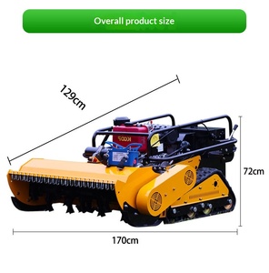 High-power <b>Flail</b> Lawn <b>Mower</b> 800mm Self Powered <b>Remote</b> Control Garden Mowers VH16500 High-Power Engine Delivers Performanc - Product Image 6