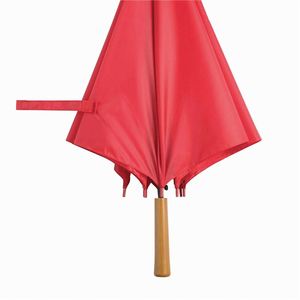 ร่มเปิดอัตโนมัติสีแดงราคาส่งถูก ด้ามจับตรง - Product Image 3