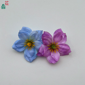 Cabeza de flor artificial de rosa de seda para decoración de horquillas DIY, accesorio de estudio, estilo natural, rentable - Product Image 3