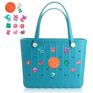 2026 Custom EVA <b>Beach</b> <b>Bag</b> Casual Eva Tote <b>Bags</b> with Charms - Product Image 4