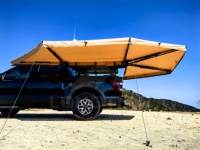 Auvent de voiture XL à double poteau LED 270 degrés, auvent latéral pour camping en plein air, abri pour SUV