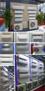 Nuevo Diseño de Aire Acondicionado Split <span class=keywords><strong>Inverter</strong></span> Inteligente Negro, Aire Acondicionado de Pared para el Hogar con Wifi - Product Image 6