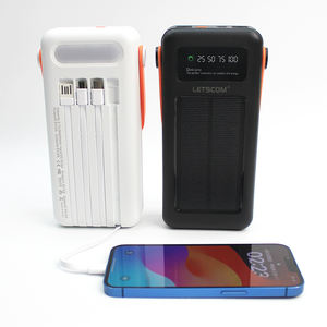 Di alta qualità 30000mAh portatile banca di energia solare Dual USB ricarica rapida <span class=keywords><strong>Mini</strong></span> Display per telefono cellulare stazione di ricarica - Product Image 1
