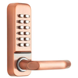 <span class=keywords><strong>Cerradura</strong></span> Mecánica Impermeable <span class=keywords><strong>con</strong></span> Teclado Numérico y Desbloqueo por Contraseña para Puertas de Madera/Aluminio - Product Image 1