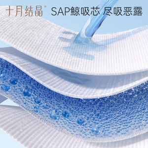 Toallas Sanitarias Extra Largas para Medición de Flujo Menstrual en Octubre, Talla Grande, Uso Nocturno, Doble Propósito, 3 Piezas - Product Image 4