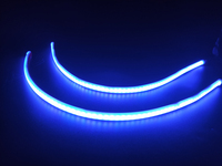 Nouvelles bandes LED de remplacement pour phares, série Flexible Flow, couleurs RGB à effet de poursuite, contrôlables par application, 12V 300/600/850mm