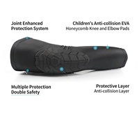 Rodilleras y coderas deportivas para niños, estilo gorra, de neopreno grueso normal, transpirables, antideslizantes, para entrenamiento y protección.