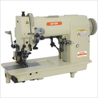 Machine à coudre à double aiguille automatique BT-1720 pour effets décoratifs sur vêtements (machine à coudre à points de fagotage)