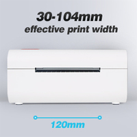 Haute qualité 203DPI autocollant de code-barres expédition Express imprimante d'étiquettes 110mm imprimante thermique sans fil imprimante d'étiquettes thermiques 4 pouces