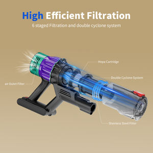 Aspirador sem fio 550W, Stick Vac com design resistente a emaranhados, até 55 minutos, recarregável, leve - Product Image 3