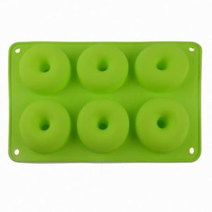 Molde para Donuts de Silicona 100% Antiadherente para 6 Donuts de Tamaño Completo, Libre de BPA, Fácil de Limpiar - Product Image 5