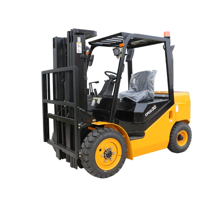 Çin xinchai motoru ile H seri 2 aşamalı 3m direk 3.0 ton hidrolik dizel forklift kamyon