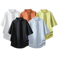 T-shirts en gros tendance, 88,8 % nylon 11,2 % élasthanne, en tissu tricoté 150 g, coupe ample, couleur unie, décontracté, respirant, ODM
