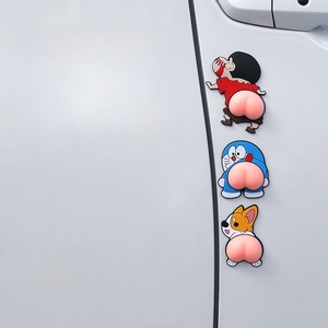 Dessin animé anti-choc anti-collision autocollant de pare-chocs de voiture pvc 3D stéréo tampon en caoutchouc souple - Product Image 3