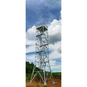 गार्ड संतरी बुर्ज/कोण इस्पात टॉवर/उच्च-गुणवत्ता गार्ड टॉवर