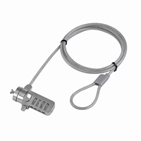 Cable de seguridad Universal antirrobo, Bloqueo de combinación de ordenador portátil