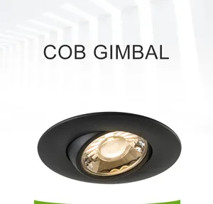 ईटीएल ते 3 "काले एलईडी Recessed Downlight और छत प्रकाश 3CCT/5CCT समायोज्य के साथ जम्मू-बॉक्स के लिए गीला स्थान