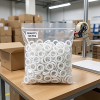 Joints d'étanchéité en PTFE vierge sur mesure, résistants aux hautes températures, avec insert EPDM pour la scellage des milieux corrosifs, vente en gros