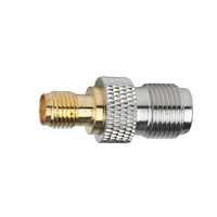 Adaptador Recto Hembra a Conector Coaxial Hembra F para Uso en Antena de TV Satelital