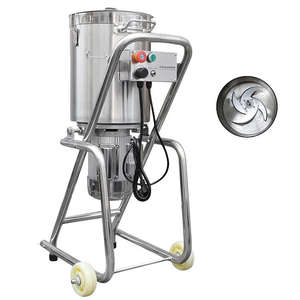 Broyeur alimentaire <span class=keywords><strong>mobile</strong></span> - Machine en acier inoxydable facile à nettoyer pour la viande, le piment et la purée de tomates - Product Image 4